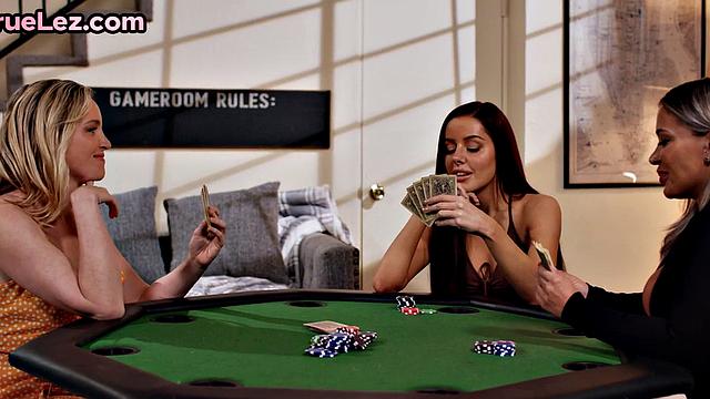 Stunning Lesbians strapon each other