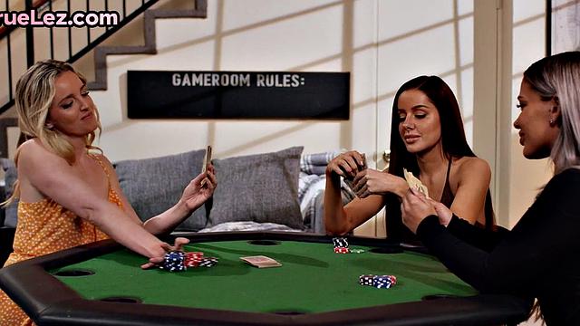 Stunning Lesbians strapon each other