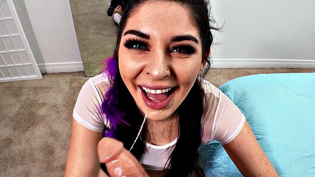 Blowjob For My Roommate's Boyfriend