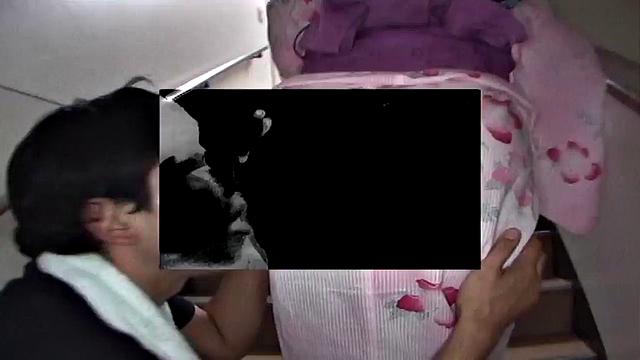 Mitsu Anno tied up and fingered by a group of men