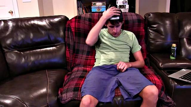 Amateur Cole Strokes Out A Big Load