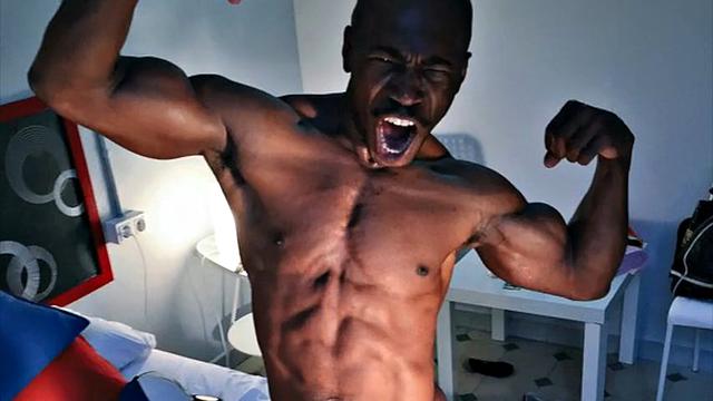 horny painter begs for a thick bbc in his motel room and gets pounded hard by a hung stud