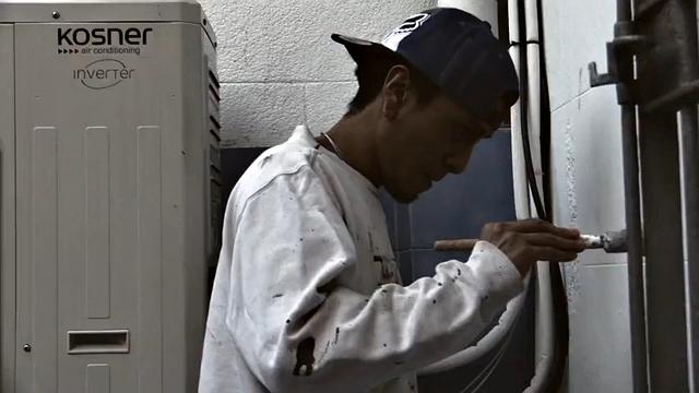 horny painter begs for a thick bbc in his motel room and gets pounded hard by a hung stud
