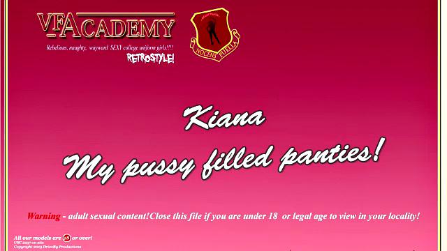 Kiana - My filled panties!