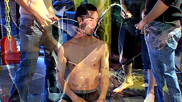 Kaleb Gets Pounded & Drenched - Kaleb Scott, Ian Madrox
