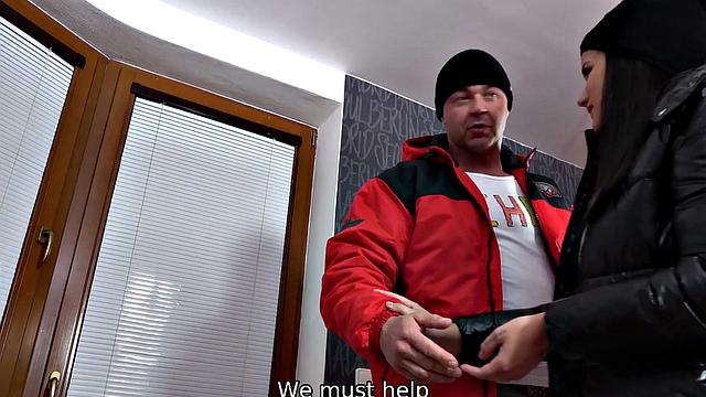 HUNT4K. Girl has pussy filled with stranger's cock instead of BF's