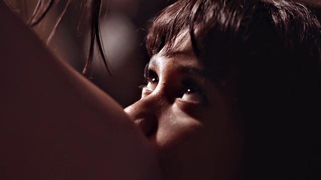 Ebony les babe pussylicked by busty MILF in her office