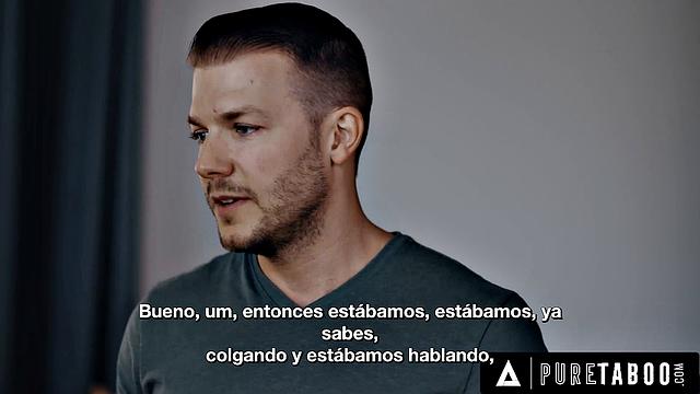 PURE TABOO: мачеха Шина Райдер поддаётся просьбе пасынка о тройном двойном проникновении - испанские субтитры