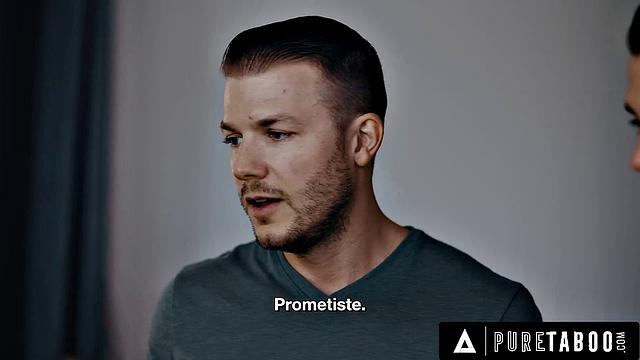 PURE TABOO: мачеха Шина Райдер поддаётся просьбе пасынка о тройном двойном проникновении - испанские субтитры