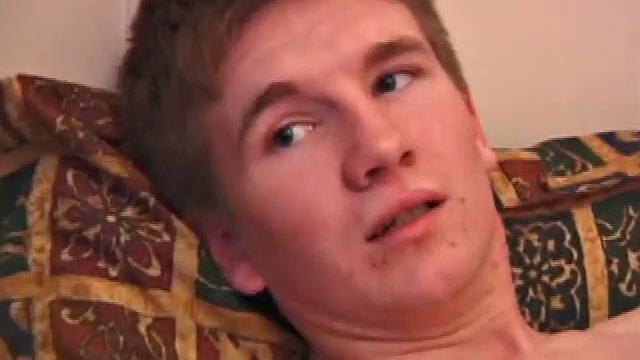 Casey is excited to stroke his cock for us. The twink quickly strips down to his boxers, and then gets naked, before settling in for a long stroke show. His low hanging balls bounce with every stroke as his dick grows and hardens.