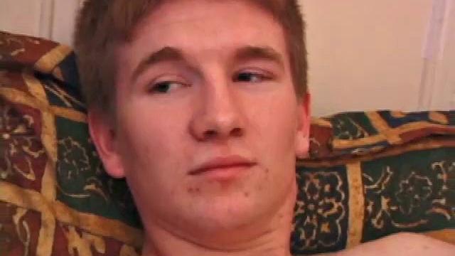 Casey is excited to stroke his cock for us. The twink quickly strips down to his boxers, and then gets naked, before settling in for a long stroke show. His low hanging balls bounce with every stroke as his dick grows and hardens.
