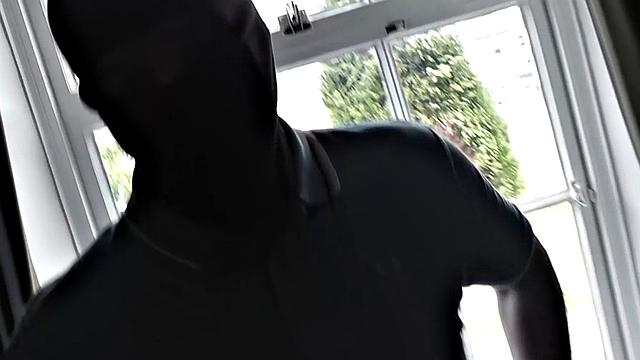 Naughty English MILF giggles while bouncing on dick