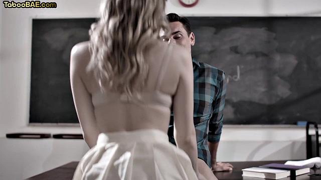 Horny petite cutie loves deepthroating