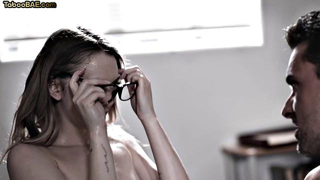 Horny petite cutie loves deepthroating