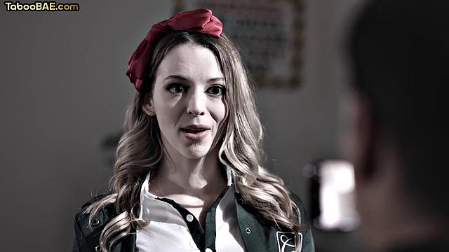 Horny petite cutie loves deepthroating