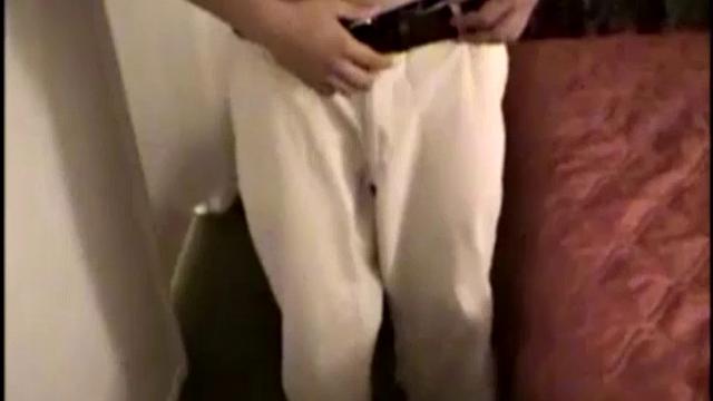 In this jerk off scene, a 19 year old unleashes his 8 inch cock for self-pleasuring. This homeboy works it hard as he strokes to the finish.