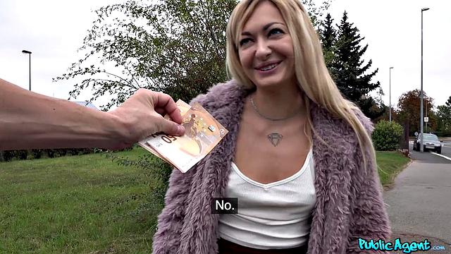 Crazy Russian Gets Fucked in the Woods