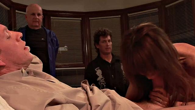 Sexy Jenla Moore fucks while husband watches