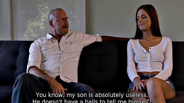 Lovely belle seeks help in exchange for sex with BF's Father