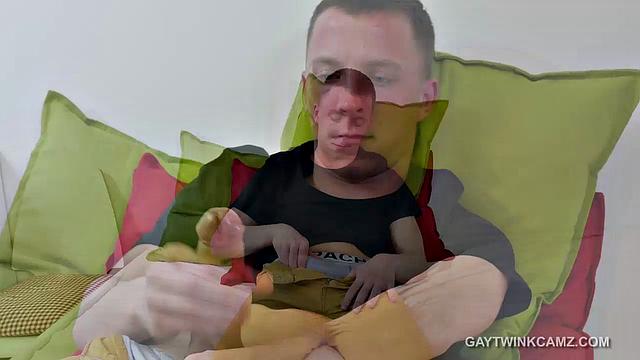 Twink Andrew Foot Jerk Off