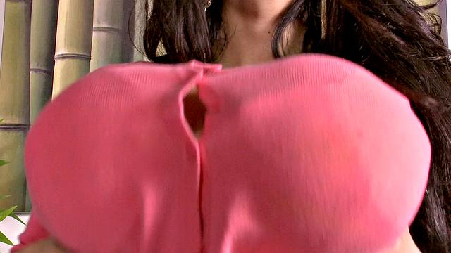 Hittin' The Mega-Boobed Hottie