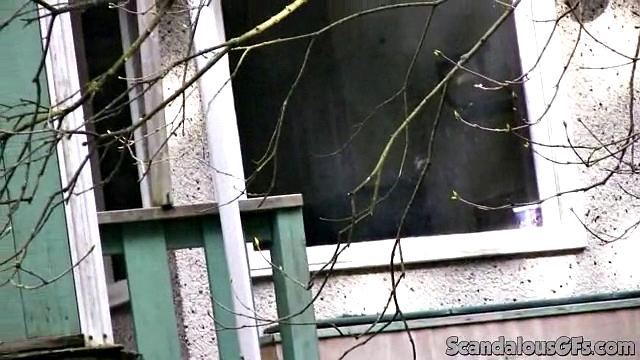 Sexy Girl Gets Filmed In the Shower