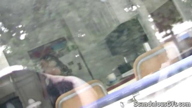 Sexy Girl Gets Filmed In the Shower