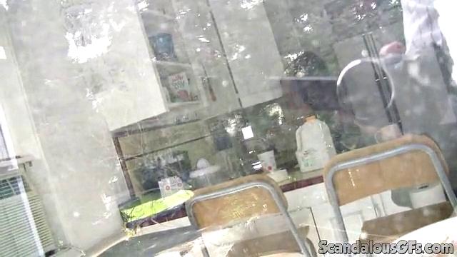 Sexy Girl Gets Filmed In the Shower