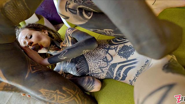 Ceci Milkymouzz Deepthroats And Takes Long Cock Into Her Pierced Pussy