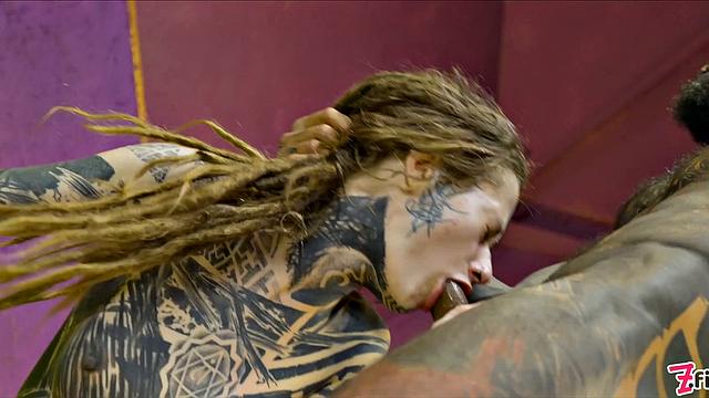 Ceci Milkymouzz Deepthroats And Takes Long Cock Into Her Pierced Pussy