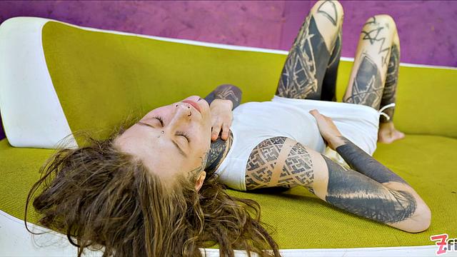 Ceci Milkymouzz Deepthroats And Takes Long Cock Into Her Pierced Pussy