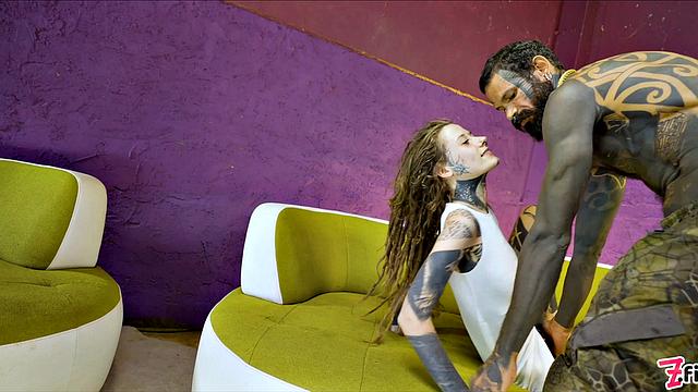 Ceci Milkymouzz Deepthroats And Takes Long Cock Into Her Pierced Pussy