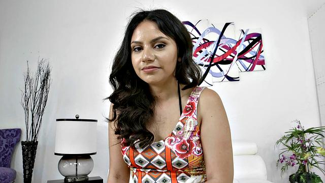 Latina beauty with pierced pussy enjoys doggystyle with a hot handjob and blowjob in various positions