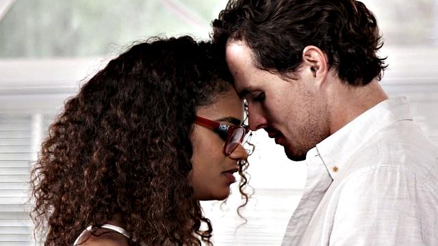 Ebony medium boobs babe gets pussy reanimation by BF