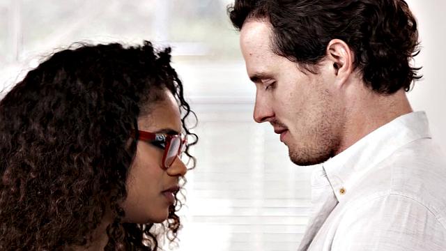 Ebony medium boobs babe gets pussy reanimation by BF