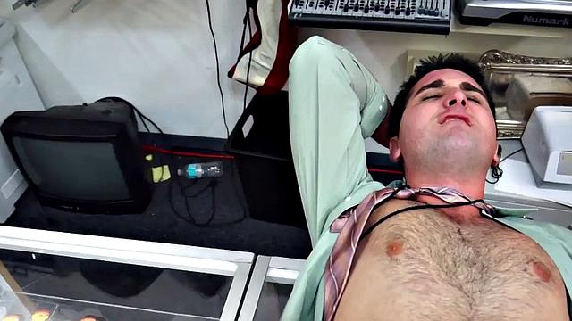 Real gaypawn fucked in 3some by owners for trying to steal