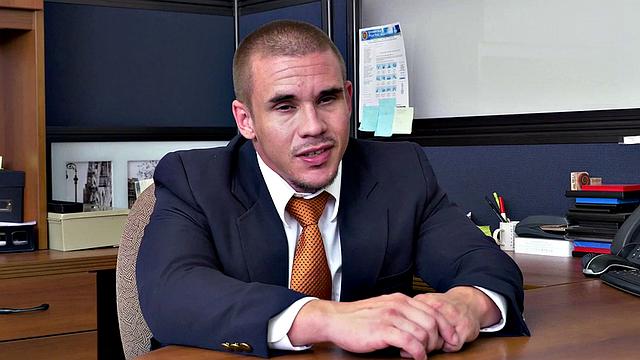 Watch how this horny boss goes wild on BBC employee in the toilet