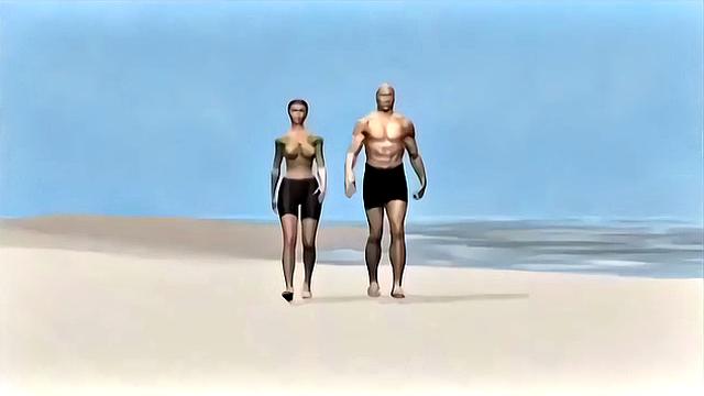 Beachside cartoon babe getting fucked