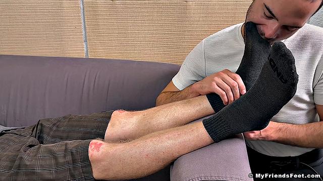 Dev's Sweaty Feet & Socks Worshiped - Dev
