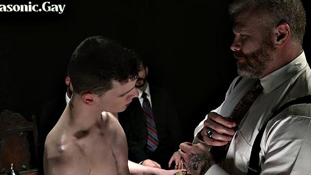 Masonic DILFS watch petite twink fucked by daddy