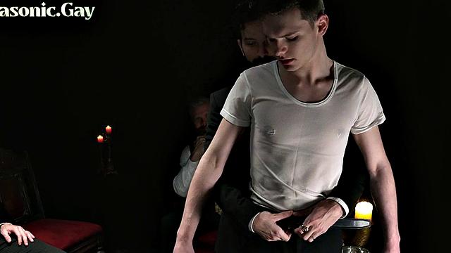 Masonic DILFS watch petite twink fucked by daddy