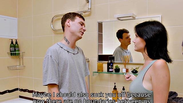 SISPORN. Stunning minx forgets conflict thanks to stepbros dick