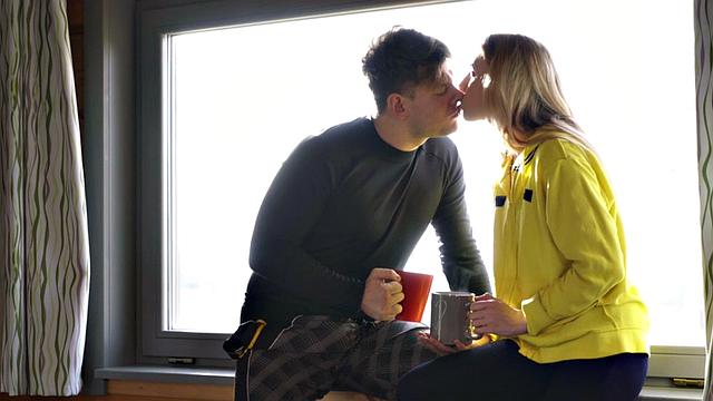 Girlfriend seduced riding boyfriends cock in erotic duo