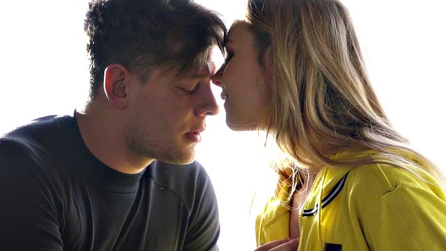 Girlfriend seduced riding boyfriends cock in erotic duo