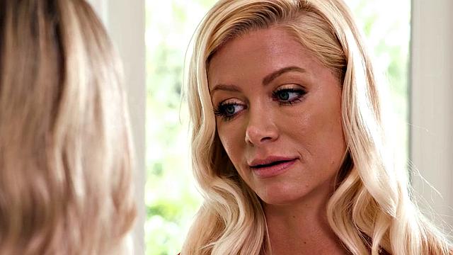 MOMMY'S GIRL - Busty MILF Has Passionate Sex With Babe In the House She Plans To Buy