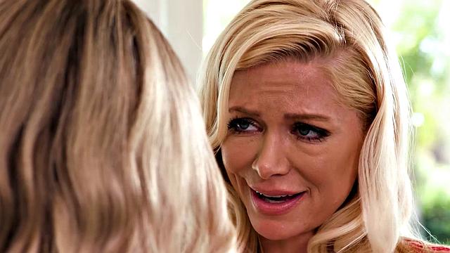 MOMMY'S GIRL - Busty MILF Has Passionate Sex With Babe In the House She Plans To Buy