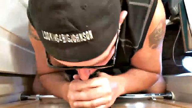 Monster Black Cock at Gloryhole