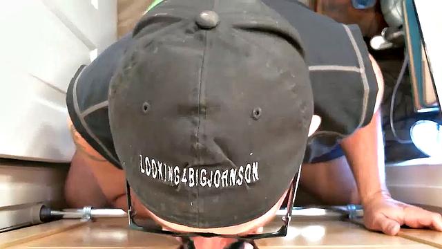 Monster Black Cock at Gloryhole