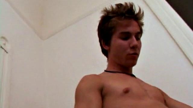 Brock hooks up with Kyle in this first time anal scene. The guys begin by kissing and stripping out of their clothes. Soon Kyle is sucking Brock's dick and they switch into a 69 with both lying on their sides.