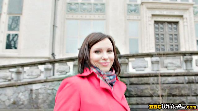 Bigbooty sexy babe gets ass smashed by BBC